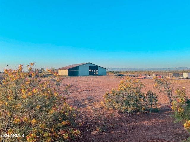 exterior space featuring a rural view