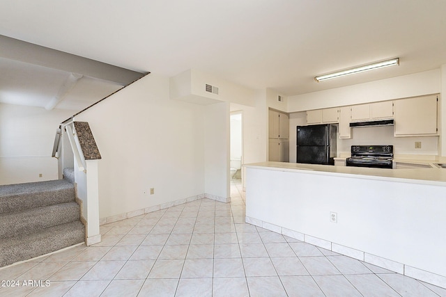 1446 E Grovers Ave Unit 13, Phoenix, AZ 85022 - unfurnished living room with stairway and light tile patterned floors