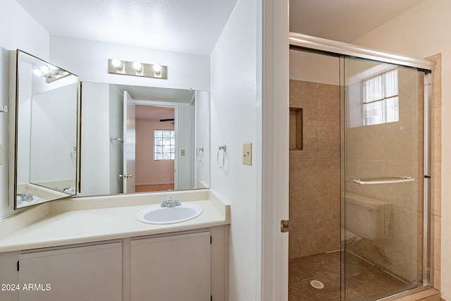 1446 E Grovers Ave Unit 13, Phoenix, AZ 85022 - bathroom featuring a shower stall and vanity