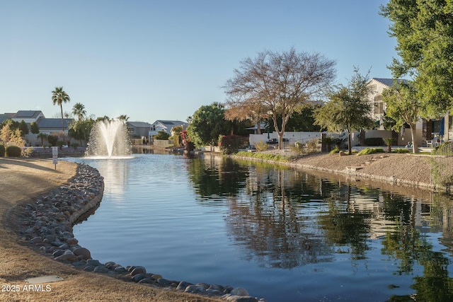 property view of water