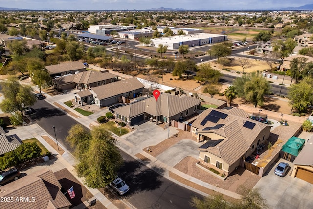 birds eye view of property featuring a residential view