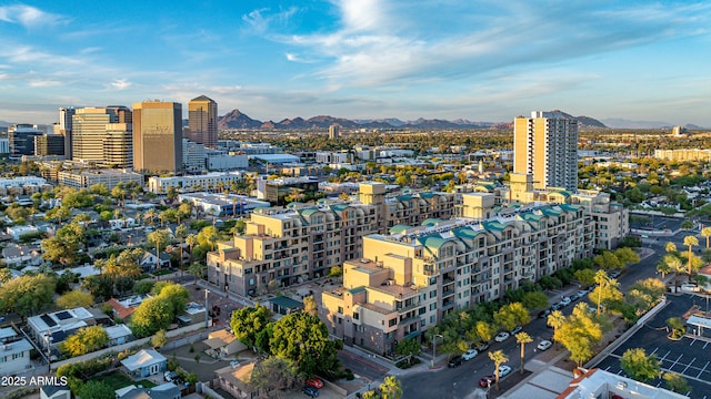 17 W Vernon Ave Unit 412, Phoenix, AZ 85003 - drone / aerial view with a view of city and a mountain view