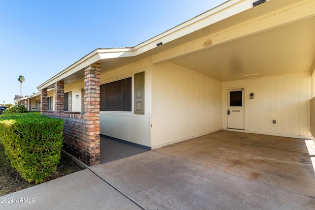 exterior space with a patio area