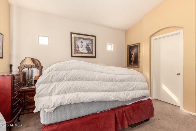 13001 W Bloomfield Rd, El Mirage, AZ 85335 - carpeted bedroom with lofted ceiling