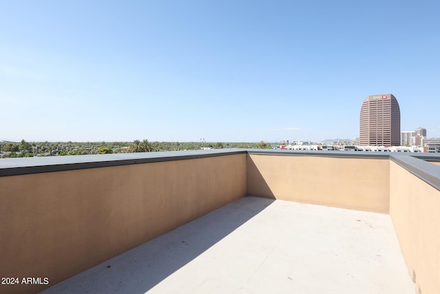 view of patio / terrace featuring a balcony