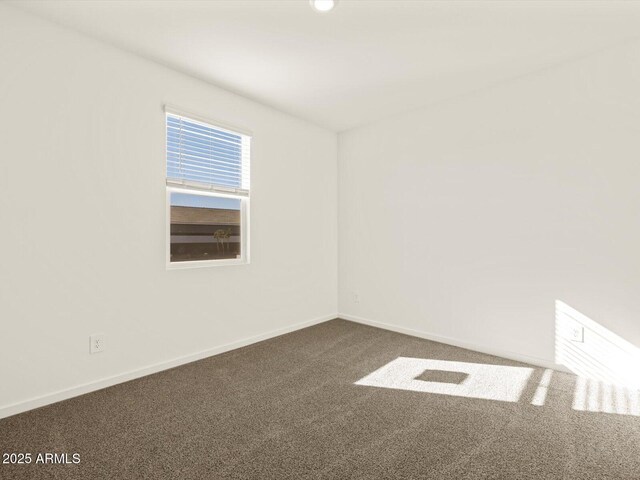 unfurnished room with carpet flooring