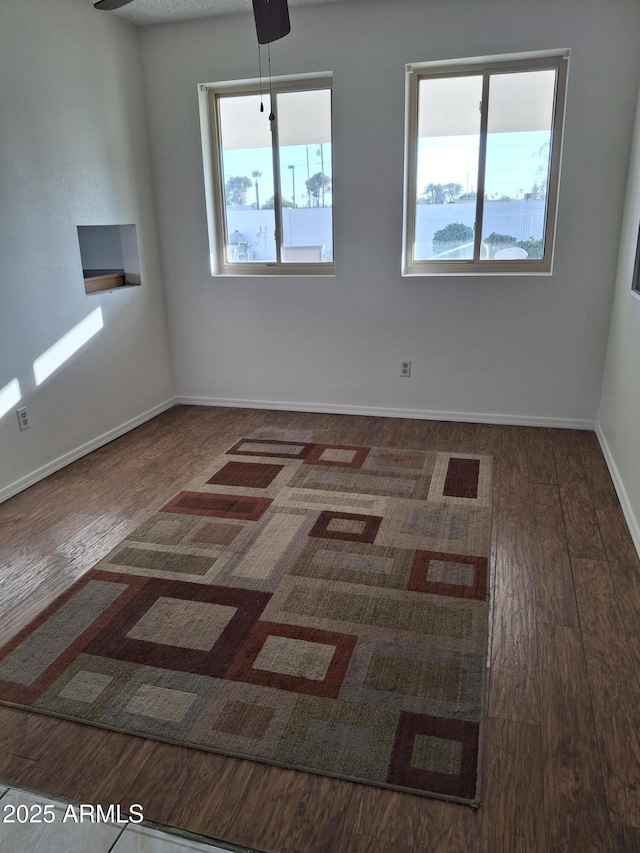 740 N Oracle, Mesa, AZ 85203 - empty room featuring wood finished floors and ceiling fan
