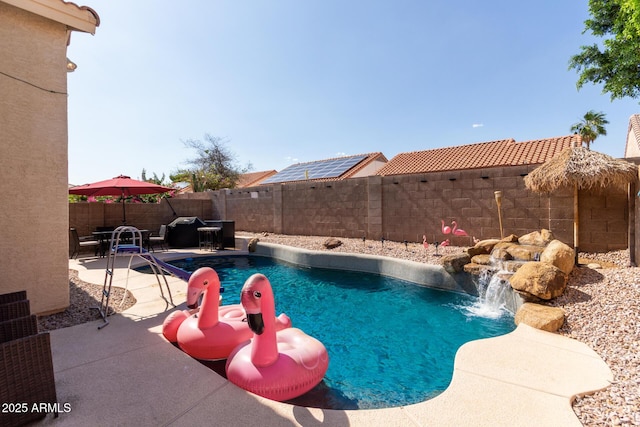 7826 W Mcrae Way, Glendale, AZ 85308 - view of swimming pool with a fenced backyard and a patio