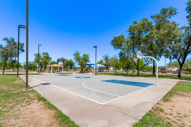 7826 W Mcrae Way, Glendale, AZ 85308 - view of sport court with a gazebo and community basketball court