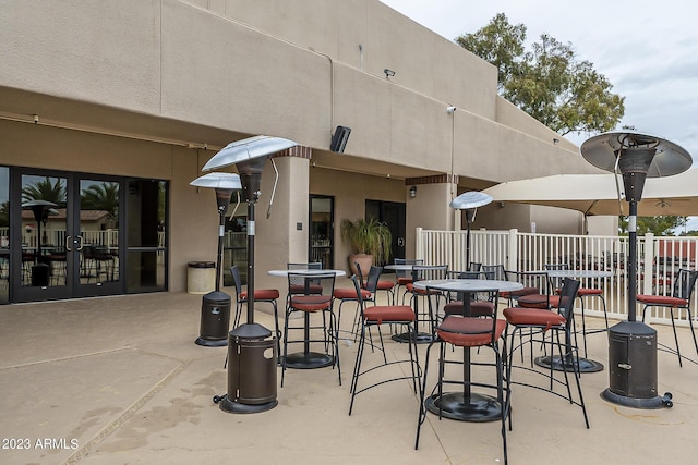 view of patio / terrace with french doors
