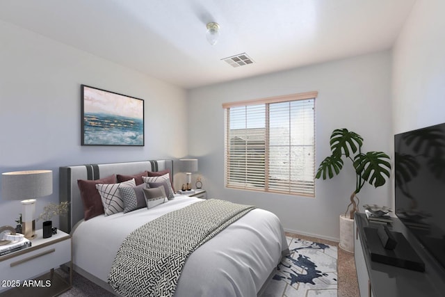 bedroom featuring carpet floors