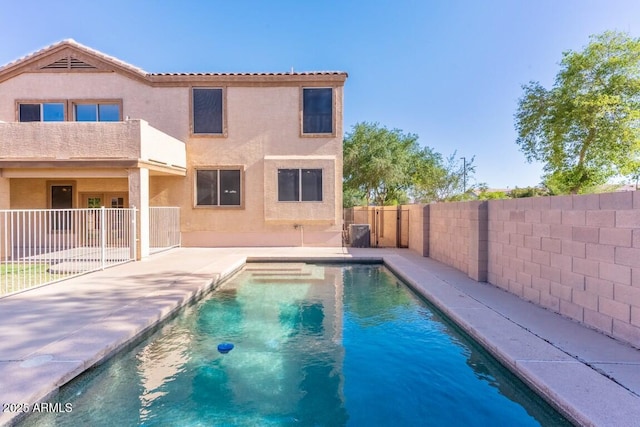 2880 E Nunneley Rd, Gilbert, AZ 85296 - view of swimming pool featuring a fenced backyard and a patio area