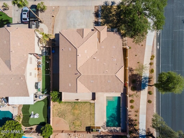 2880 E Nunneley Rd, Gilbert, AZ 85296 - aerial view of property and surrounding area featuring a pool