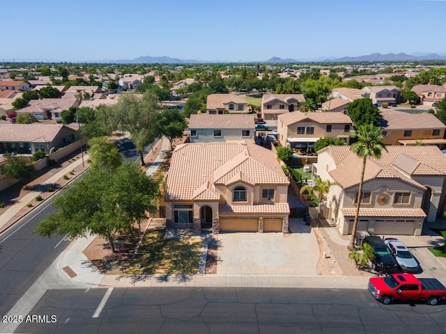 2880 E Nunneley Rd, Gilbert, AZ 85296 - aerial view of residential area with mountains