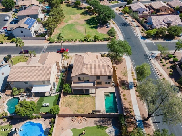 2880 E Nunneley Rd, Gilbert, AZ 85296 - aerial perspective of suburban area featuring a pool