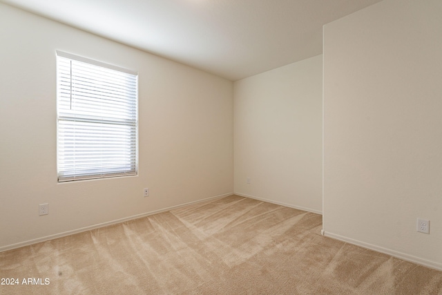 empty room with light carpet