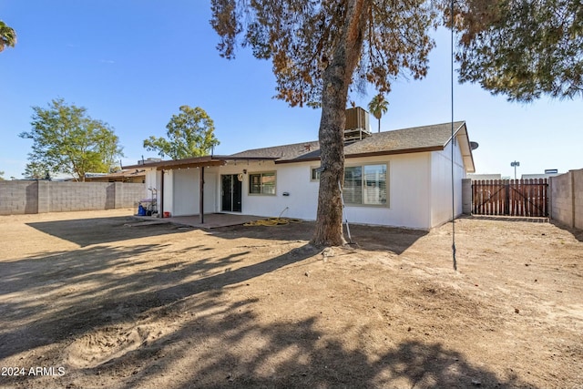 view of back of property