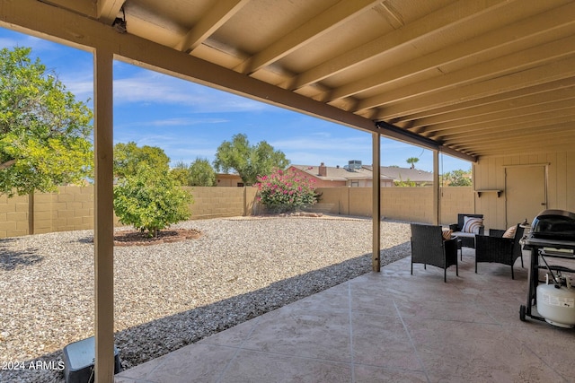 view of patio