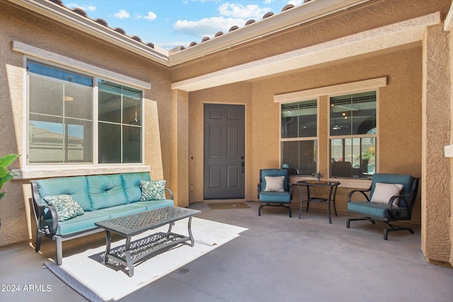 view of patio / terrace with outdoor lounge area