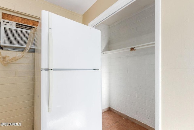 interior space with tile patterned flooring