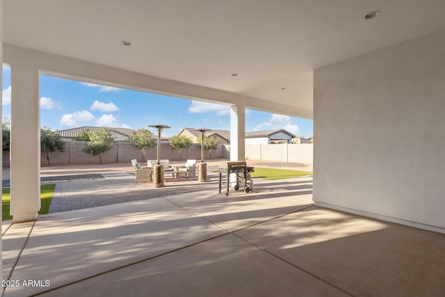1294 E Ln Fortuna Ct, San Tan Valley, AZ 85140 - fenced backyard with a patio