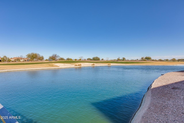 view of water feature