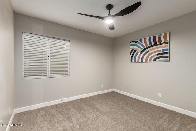 1114 N Leland Ct, Gilbert, AZ 85233 - carpeted empty room featuring baseboards and ceiling fan