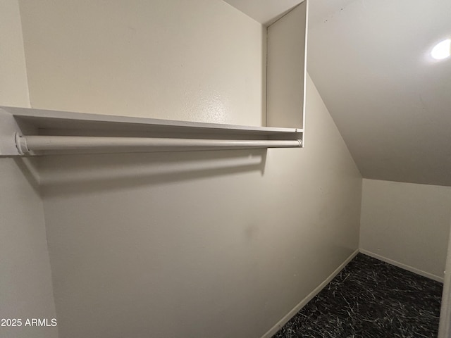 7126 N 19th Ave Unit 108, Phoenix, AZ 85021 - spacious closet with marble finish floors and lofted ceiling