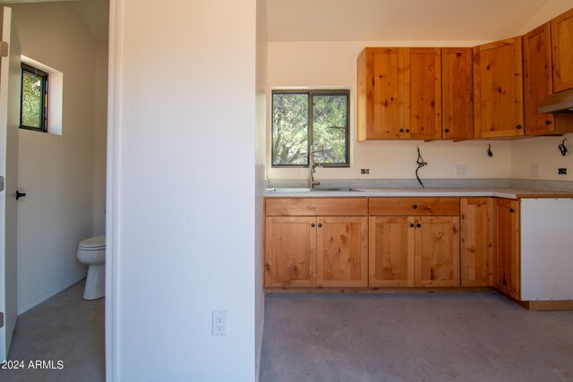 kitchen featuring sink