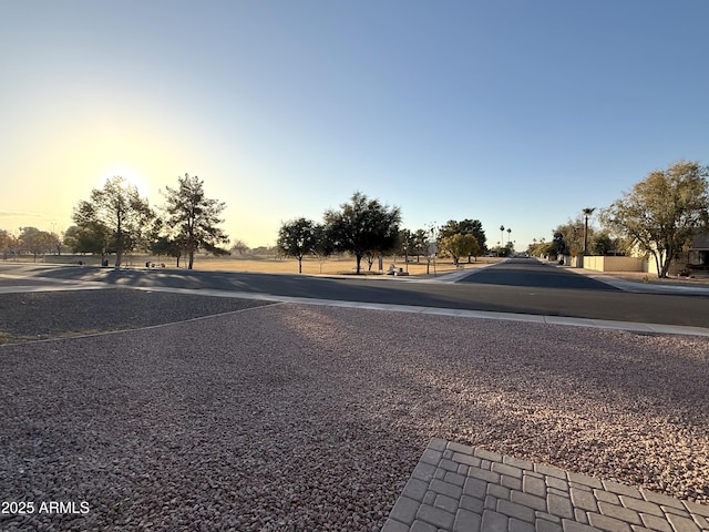 view of road