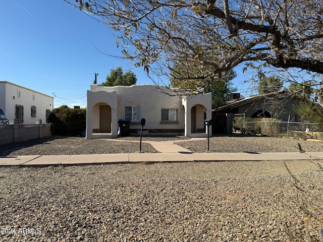 view of front of home