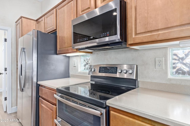 kitchen with stainless steel appliances