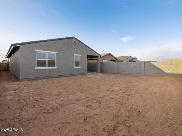 view of rear view of house