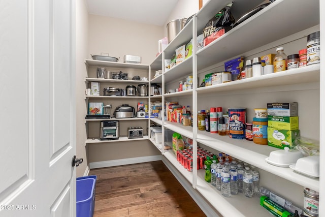 view of pantry