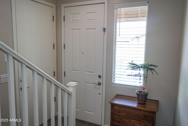 entrance foyer with stairway