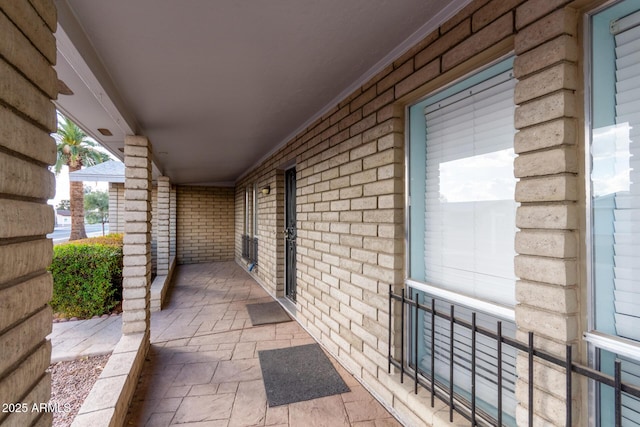 view of patio / terrace featuring covered porch