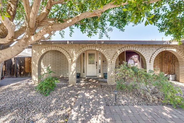 view of ranch-style home