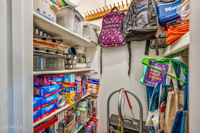 view of pantry
