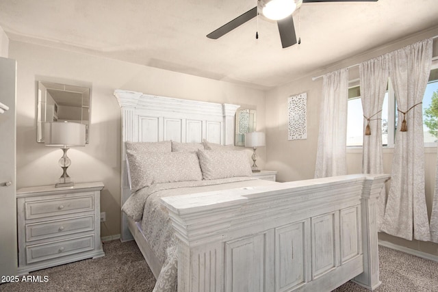 4145 W Hayward Ave, Phoenix, AZ 85051 - bedroom featuring carpet, ceiling fan, and baseboards