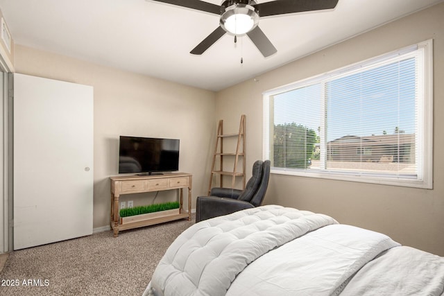 4145 W Hayward Ave, Phoenix, AZ 85051 - carpeted bedroom with a ceiling fan
