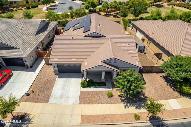 drone / aerial view