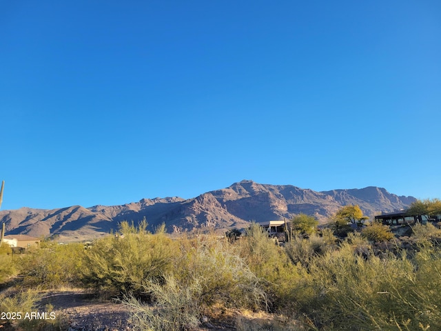 view of mountain feature