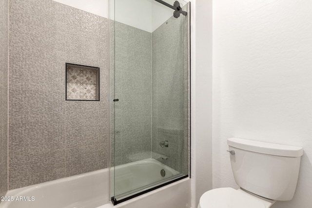 20412 W Thayer St, Buckeye, AZ 85396 - bathroom with toilet and combined bath / shower with glass door