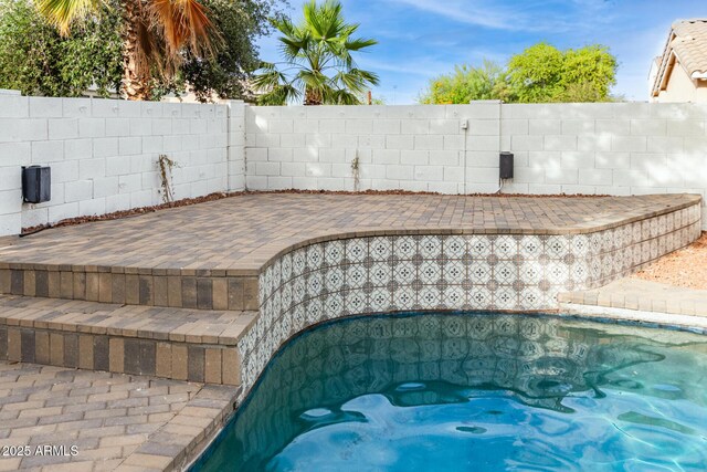 20412 W Thayer St, Buckeye, AZ 85396 - view of pool with a fenced backyard