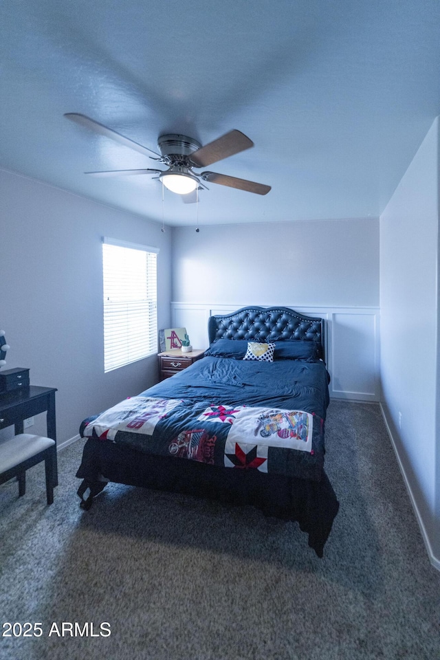 12161 W Flanagan St, Avondale, AZ 85323 - bedroom with carpet floors and a ceiling fan