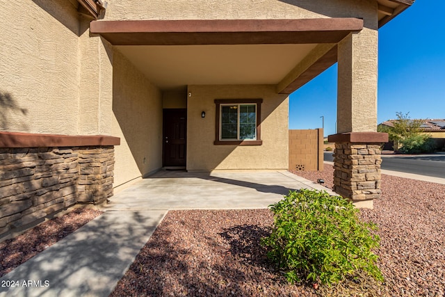 view of entrance to property