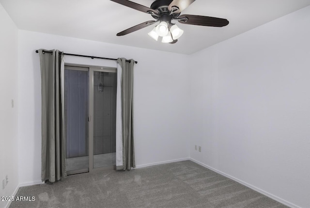 1059 E Broadmor Dr, Tempe, AZ 85282 - unfurnished bedroom with carpet floors, baseboards, and ceiling fan