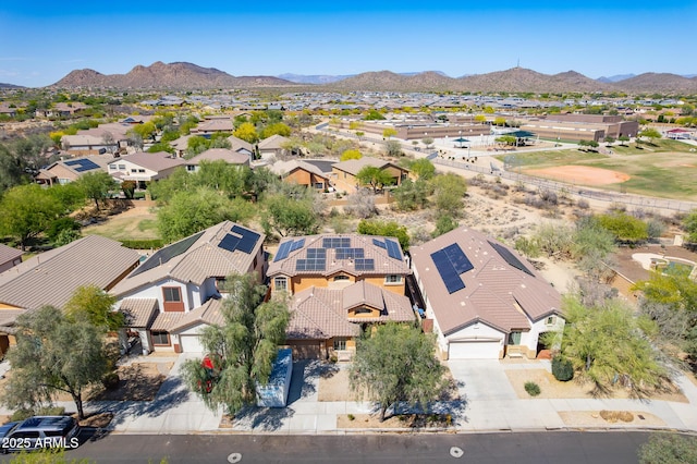 2210 W Calle Del Sol, Phoenix, AZ 85085 - bird's eye view featuring a residential view and a mountain view
