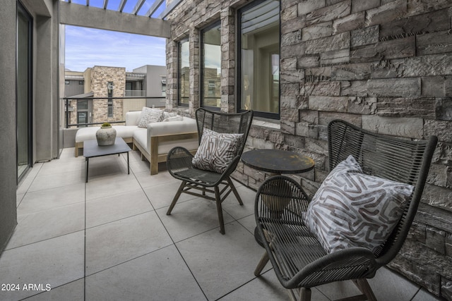 view of patio / terrace with outdoor lounge area