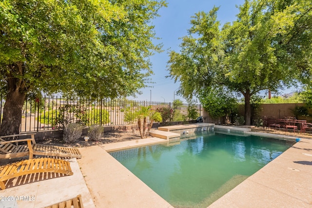 7169 S Dodane Ct, Gilbert, AZ 85298 - view of swimming pool with a fenced backyard